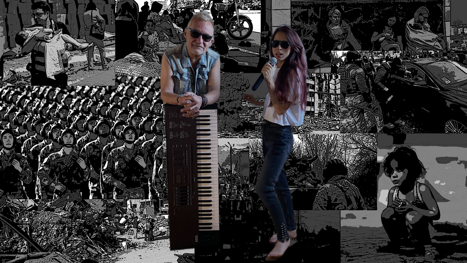 NoelP et Laura Sole, membres du groupe UbOnne